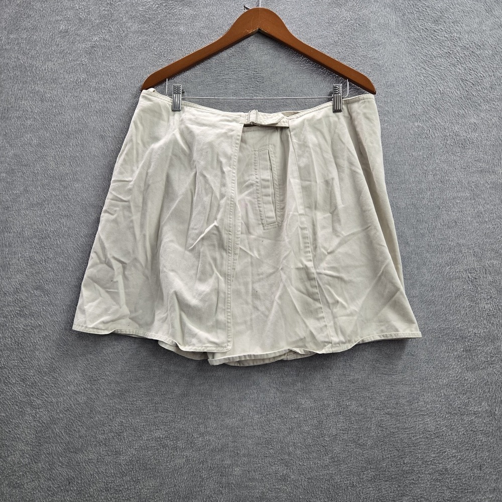 Disney Store Women Skort XL Beige Embroidered Winnie The Pooh Whimsical READ